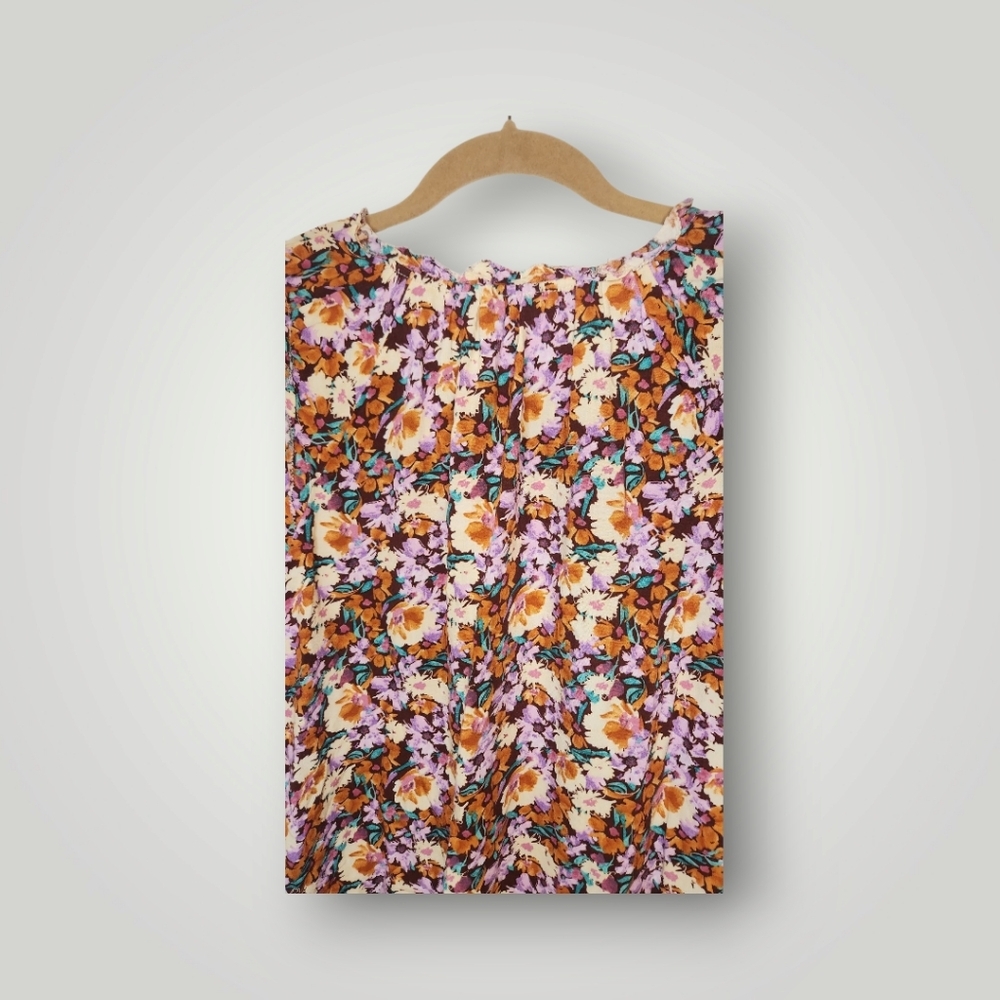 ee.some Floral Print Women's Top size small - Picture 6 of 12